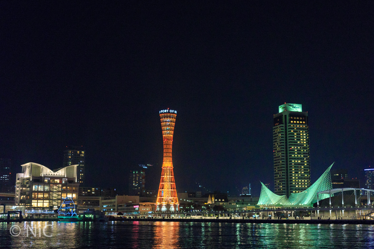 夜景ポートレート in Kobe ハーバーランド mosaic | NiC Photography
